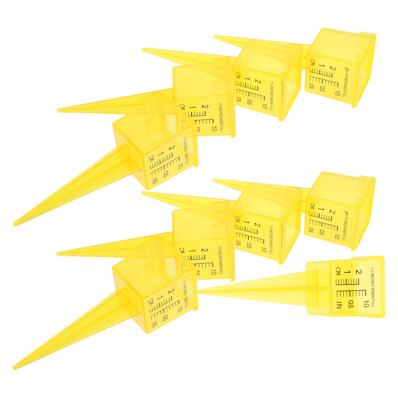 Gardening Tools Plastic - 9 adet Dış Mekan Yağmur Ölçer