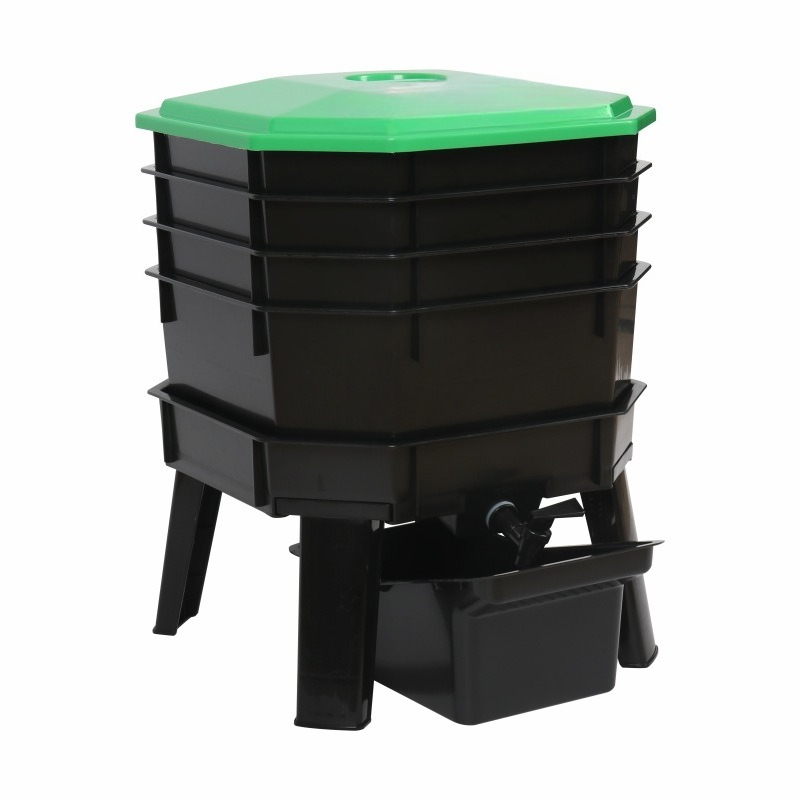 Compost Bin - Mutfak Atıklarını Geri Dönüştürmek İçin Solucan