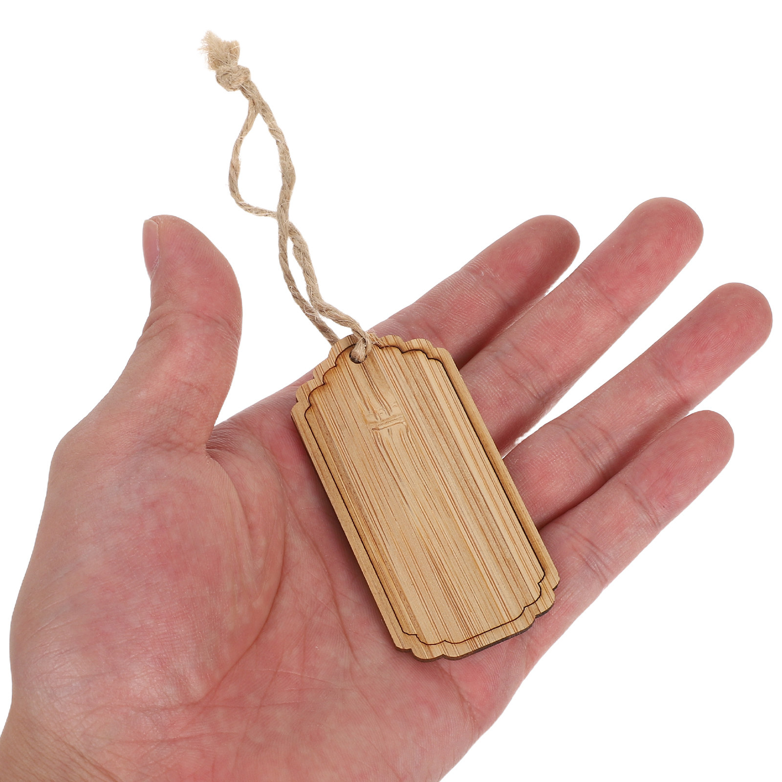 Garden Label Marker - 20 Adet Bambu Bitki Etiketi Asılı
