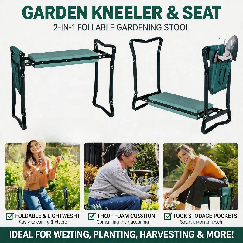 Gardening Tools Kit For Sale - Bahçe Diz Çökme Taburesi Sıcak Fırsat,