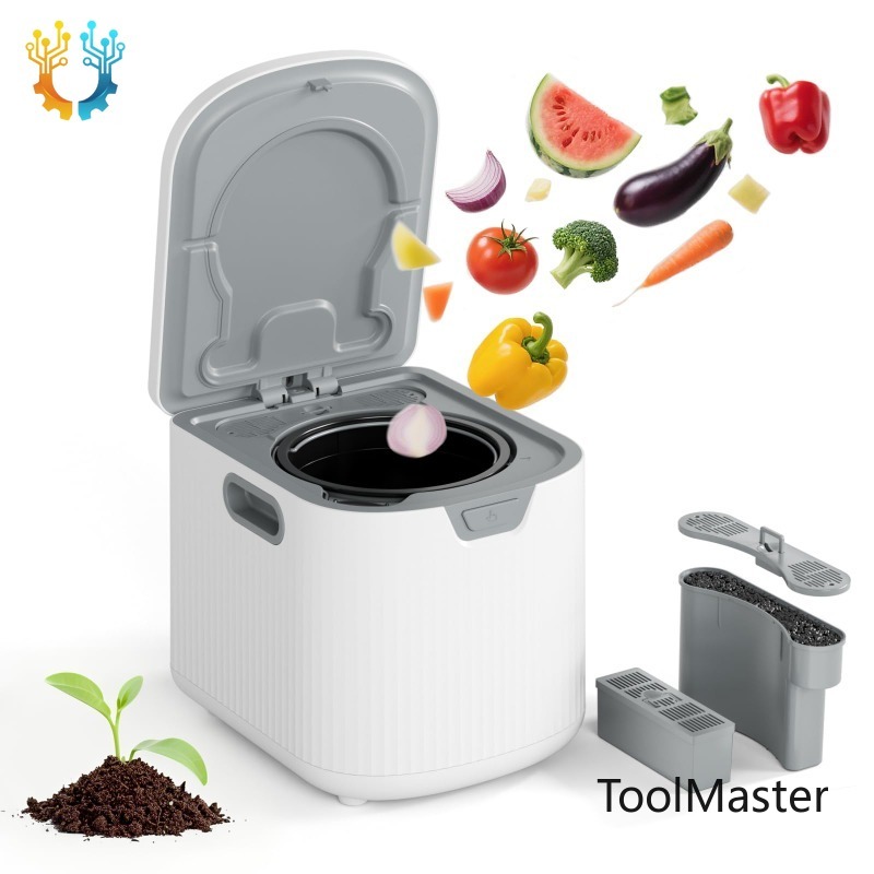 Compost Bin - 【2026】2.5L Kokusuz İç Mekan Kompost Kutusu