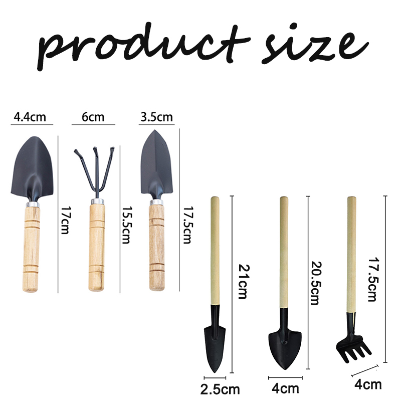 3 Parça Mini Bahçe Alet Seti,  - Gardening Tools Wooden incelemesi ve fiyatı