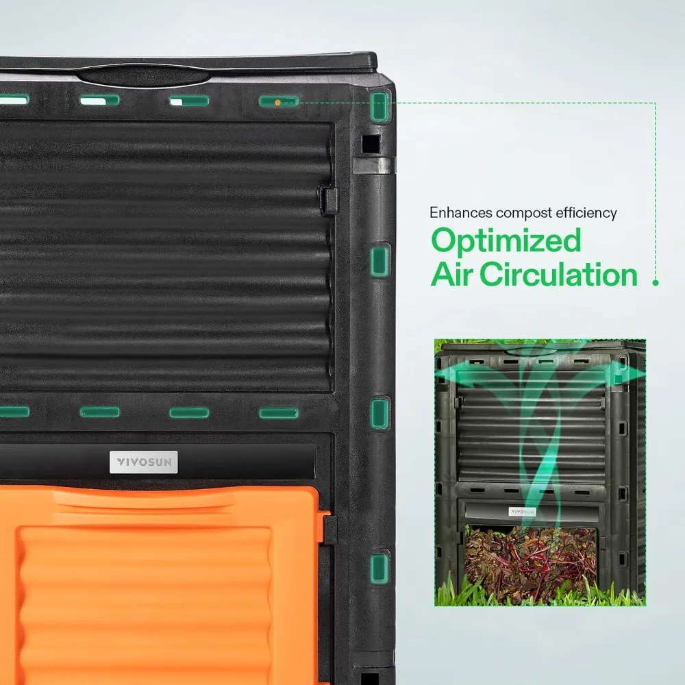 Büyük Kapasiteli ve Kolay Kuru - Compost Bin incelemesi ve fiyatı