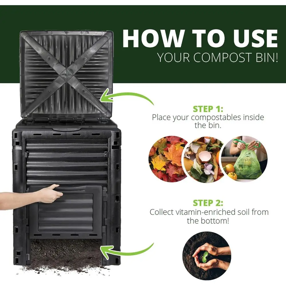 80 Galon Büyük Dış Mekan Kompo - Compost Bin incelemesi ve fiyatı