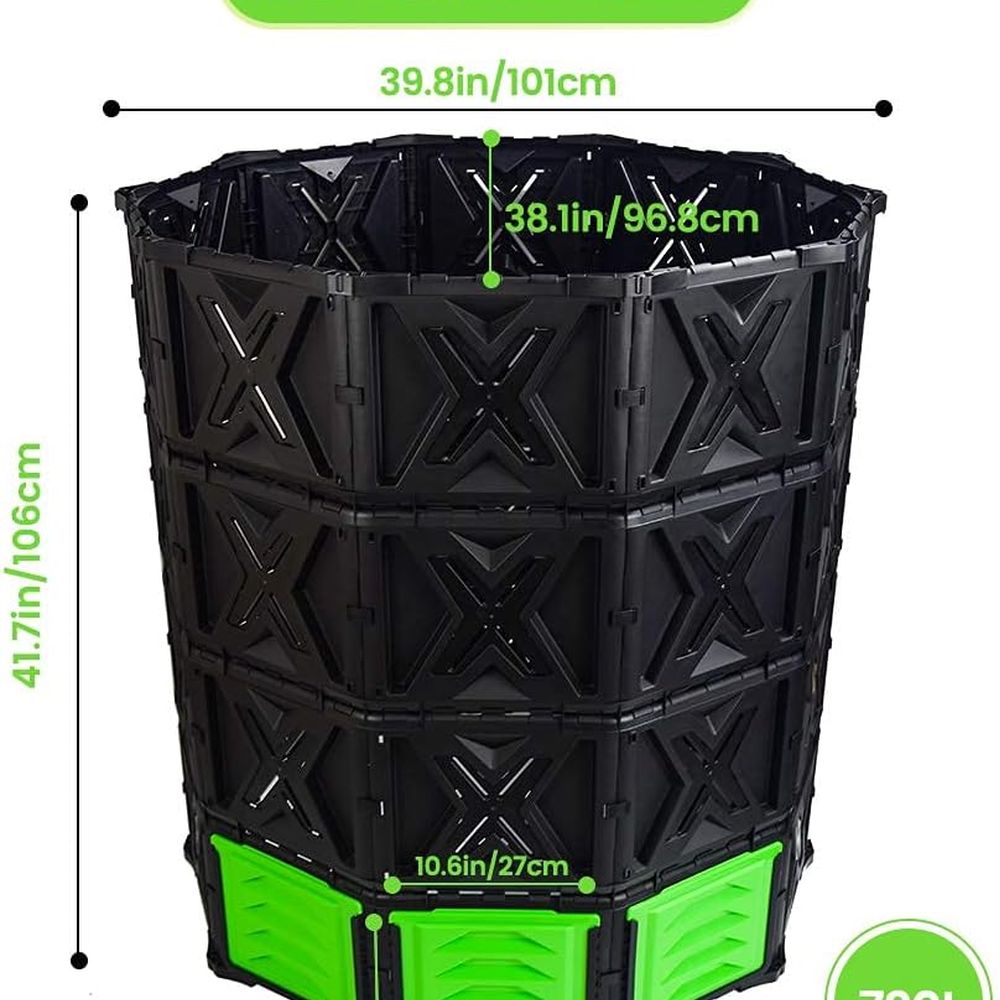 XXL Büyük Kompost Kovası Dış M - Compost Bin incelemesi ve fiyatı