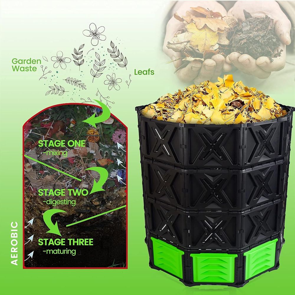 XXL Büyük Kompost Kovası Dış M - Compost Bin incelemesi ve fiyatı
