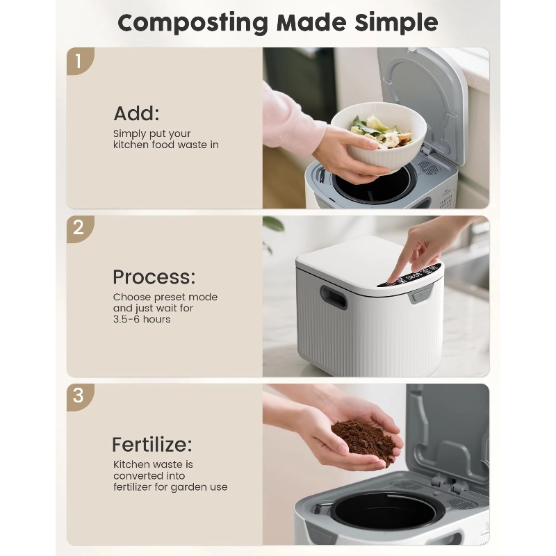【2026】2.5L Kokusuz İç Mekan Ko - Compost Bin incelemesi ve fiyatı
