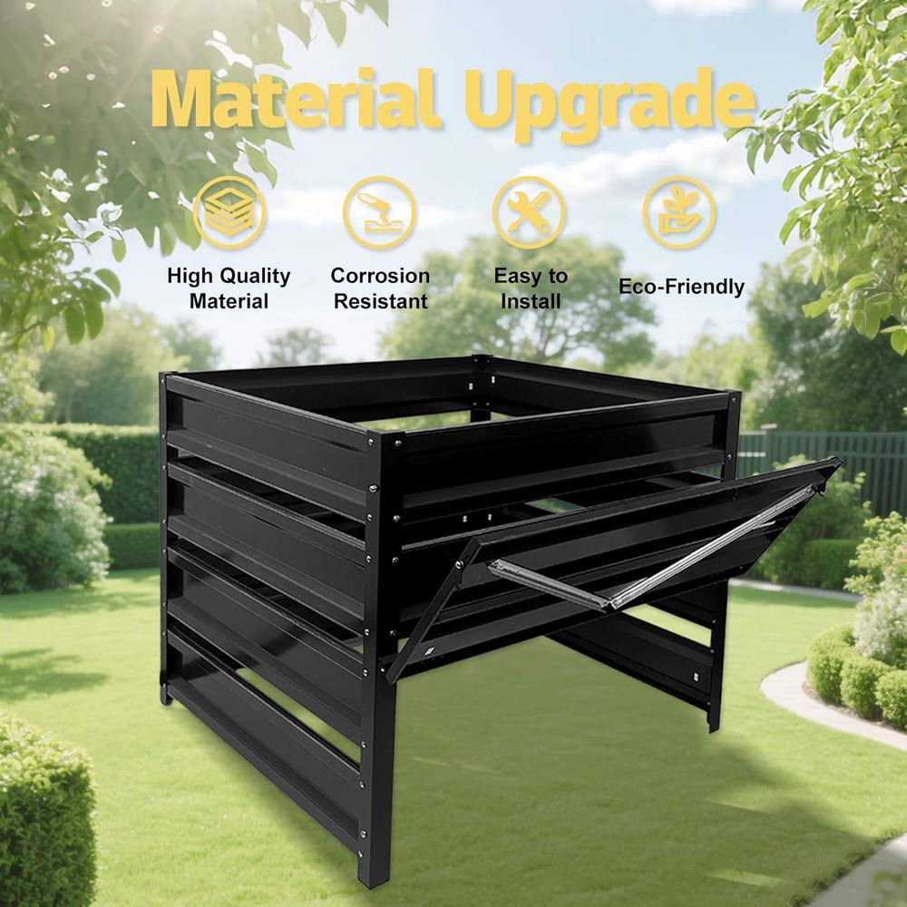 Kompost Kovası Dış Mekan - 285 - Compost Bin incelemesi ve fiyatı