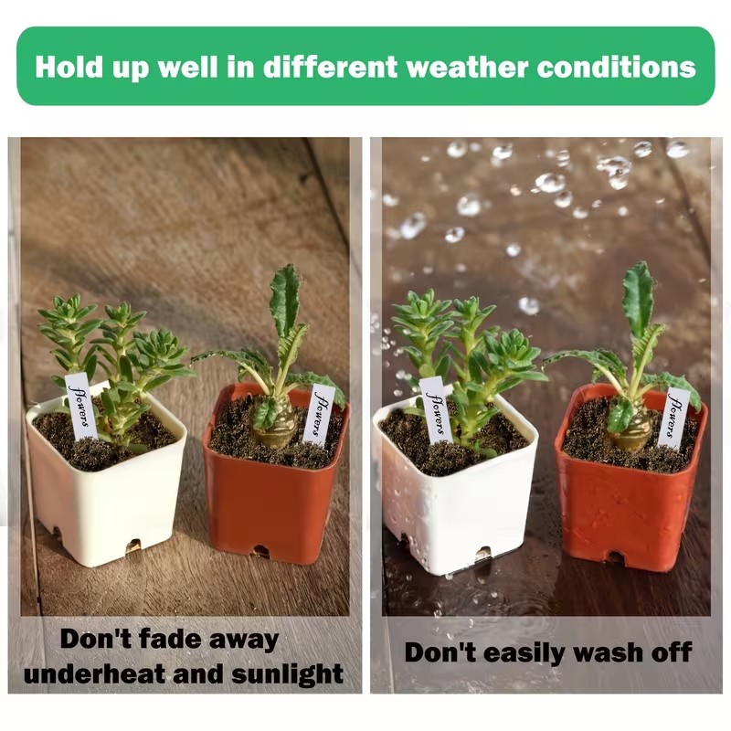 100 adet Beyaz Su Geçirmez Bit - Garden Label Marker incelemesi ve fiyatı