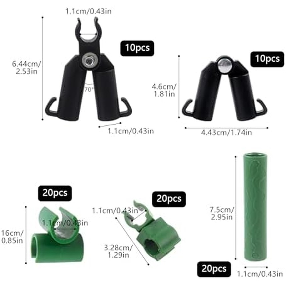 80 adet 11mm Bahçe Kafes Bağla - Gardening Tools Set incelemesi ve fiyatı